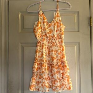 Peach Love flirty, floral perfect for Summer/Fall transition